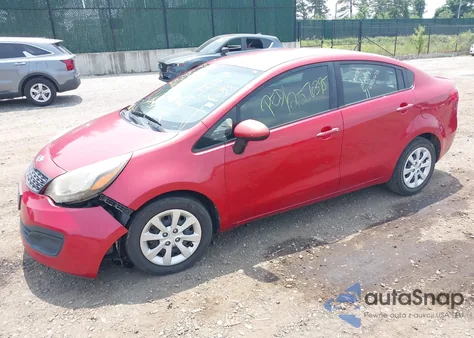 2013 Kia Rio Lx из США, поврежденный, VIN KNADM4A35D6126408